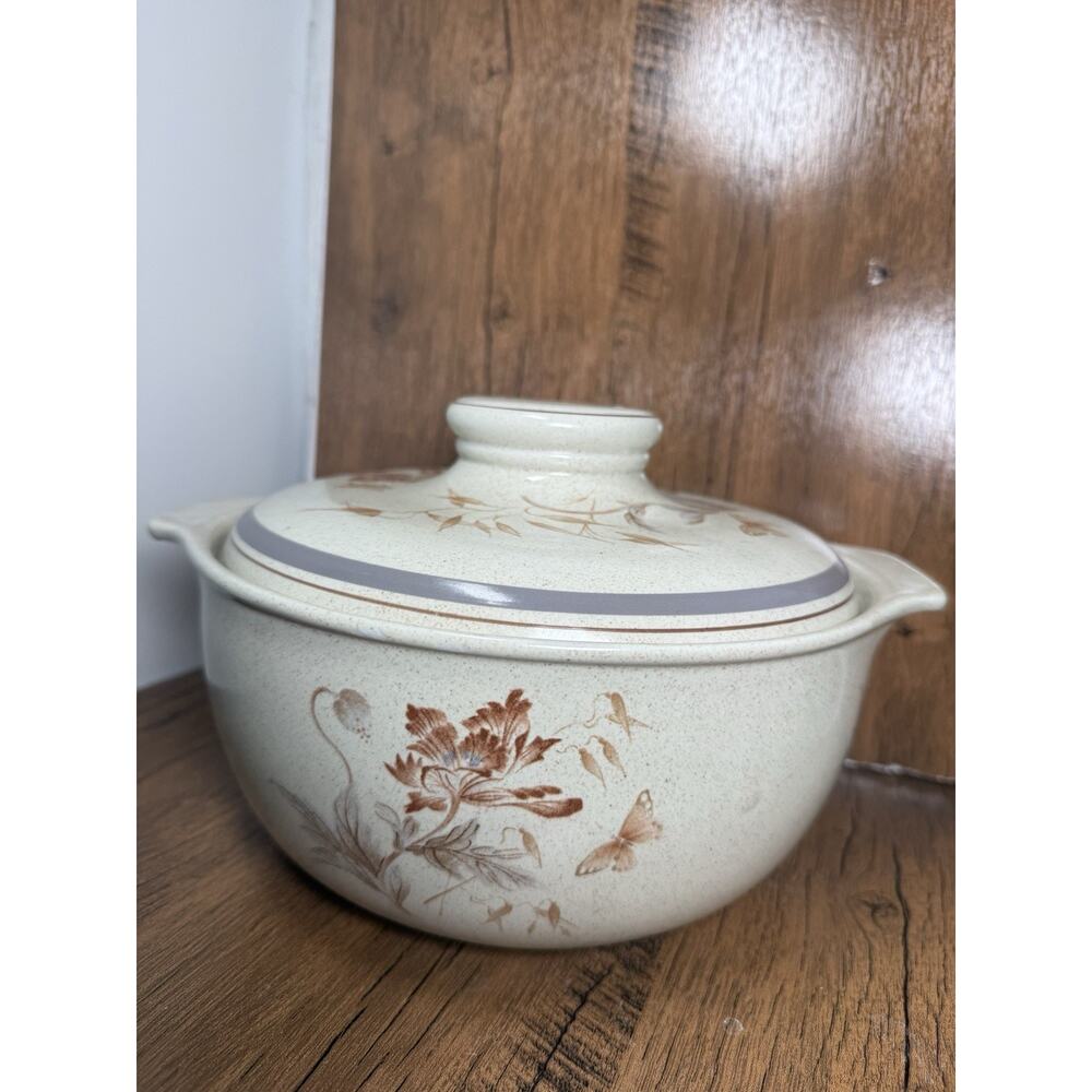 Royal Albert Summer Fantasy Country Garden 2.5 Qt Casserole Dish w/ Lid England
